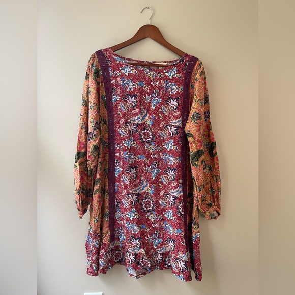 Matilda Jane Choose Your Own Path Lovely Menagerie Dress Womens Large Multicolor - Picture 3 of 4